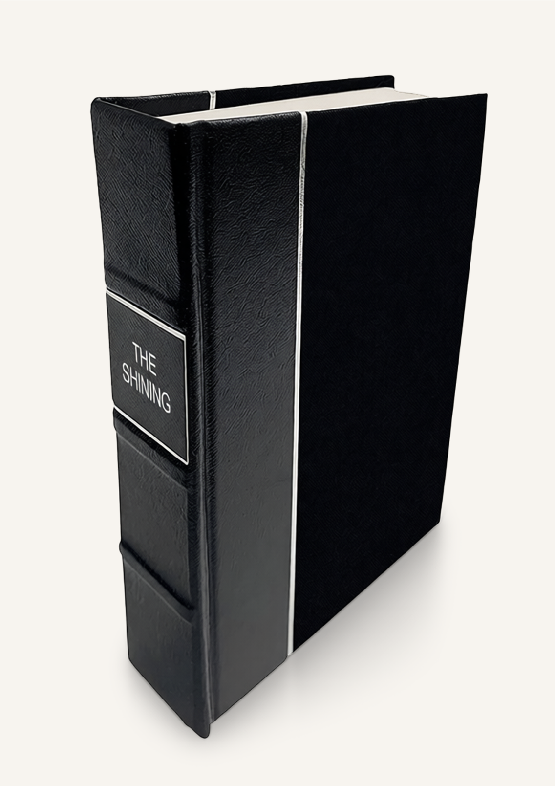 All-Black Leather-Bound Books