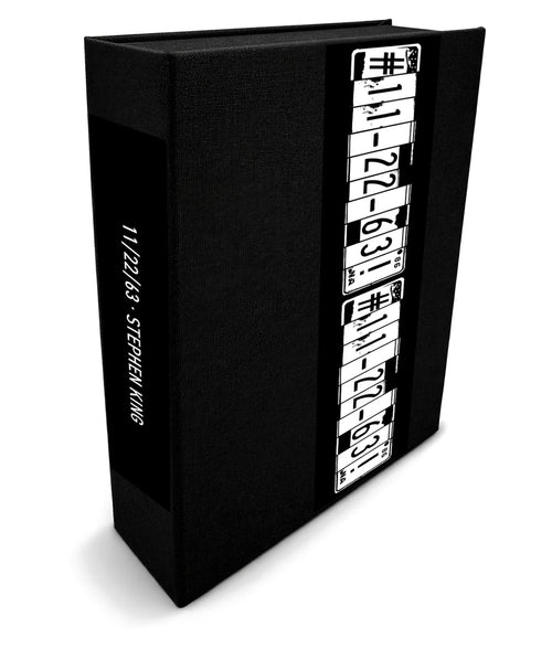 11.22.63 by Stephen King - Clamshell Book Edition - angled front-and-spine hero view