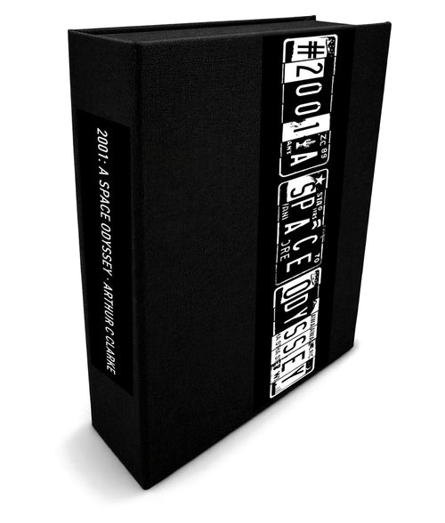 2001: A Space Odyssey by Arthur C Clarke - Clamshell Book Edition - angled front-and-spine hero view