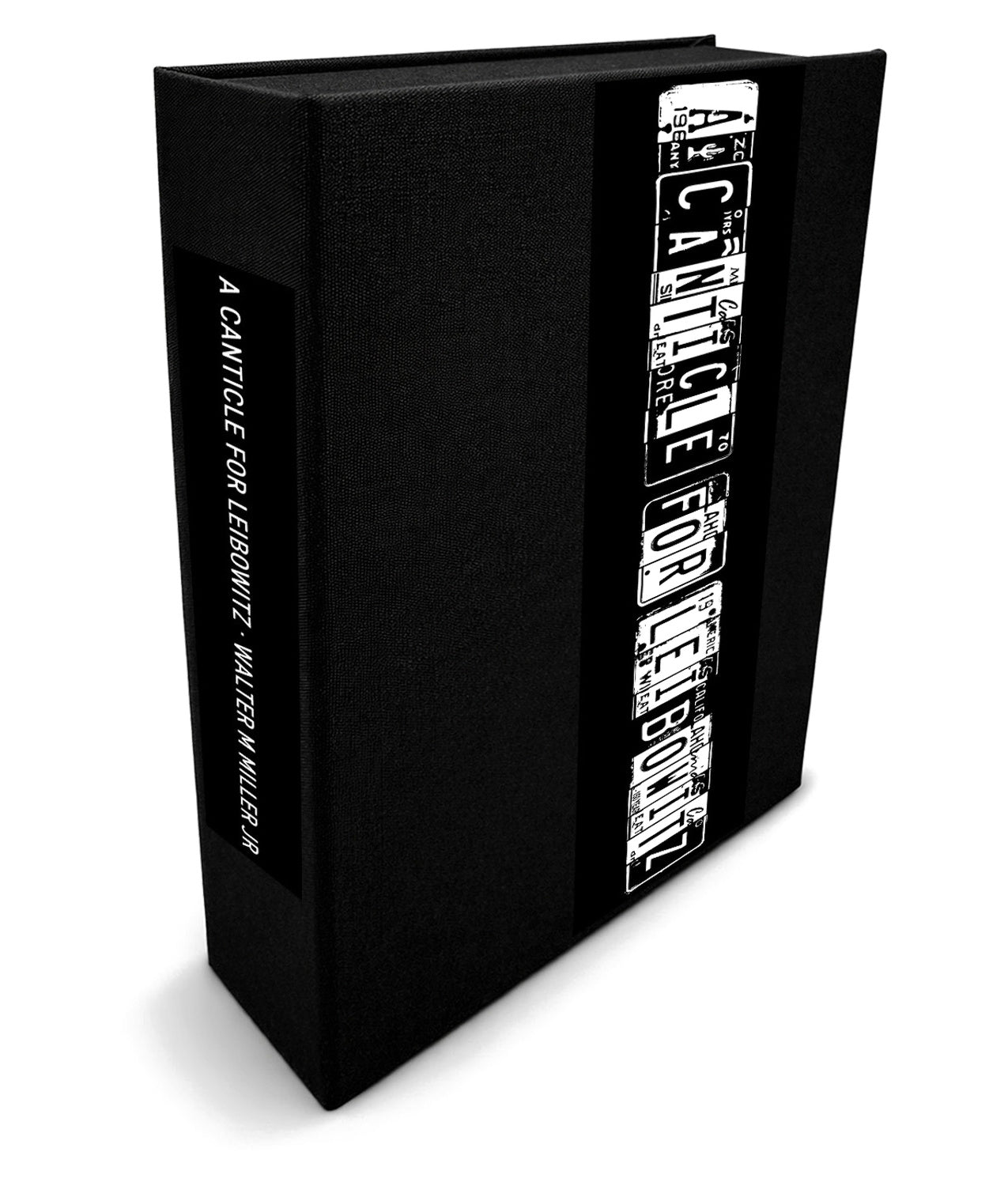 A Canticle for Leibowitz by Walter M Miller Jr - Clamshell Book Edition - angled front-and-spine hero view