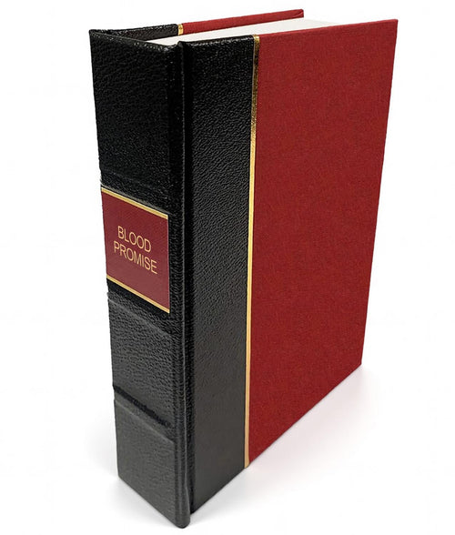 Blood Promise by Richelle Mead - Classic Leather-Bound Book - angled front-and-spine hero view