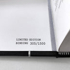 Jesus' Son by Denis Johnson - All-Black Leather-Bound Book - numbered edition detail
