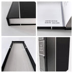 Skeleton Crew by Stephen King - All-Black Leather-Bound Book - detail composite