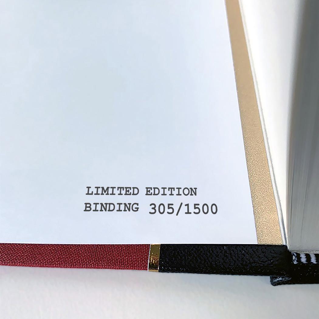 It Happened One Summer by Tessa Bailey - Classic Leather-Bound Book - numbered edition detail