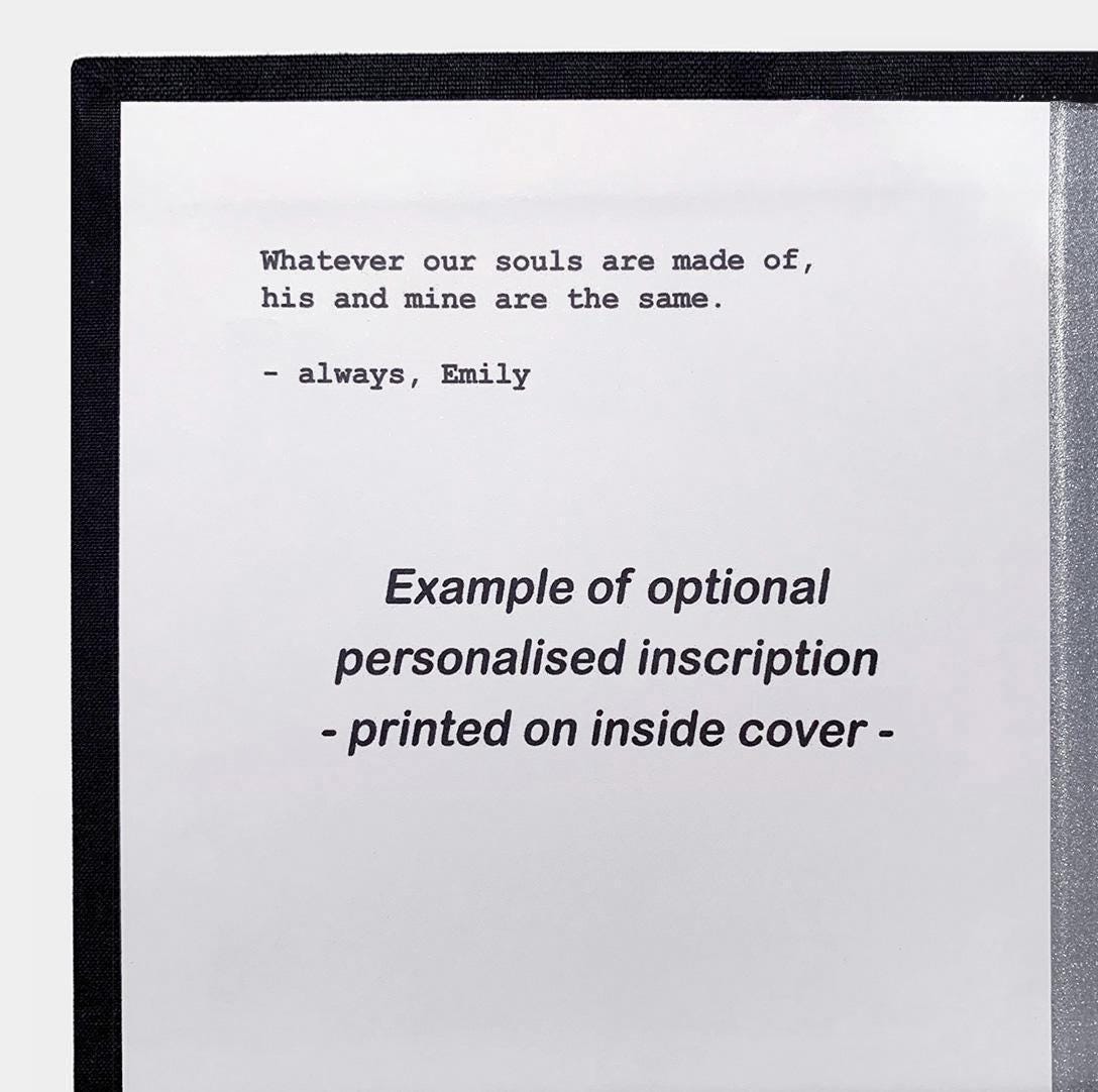 Morning Star by Pierce Brown - Luxury Gothic Leather-Bound Book - personalized inscription example