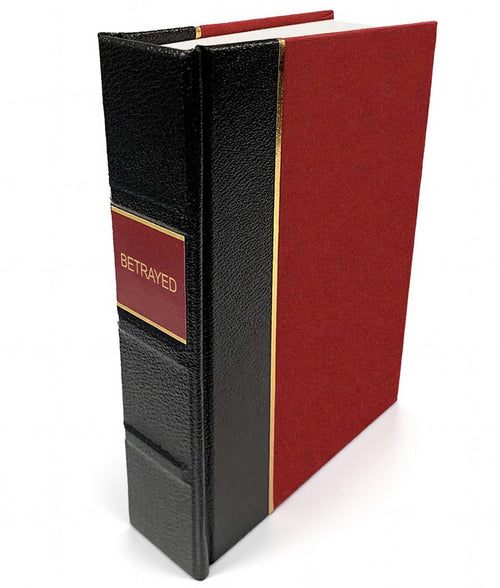 Betrayed by P C & Kristin Cast - Classic Leather-Bound Book - angled front-and-spine hero view