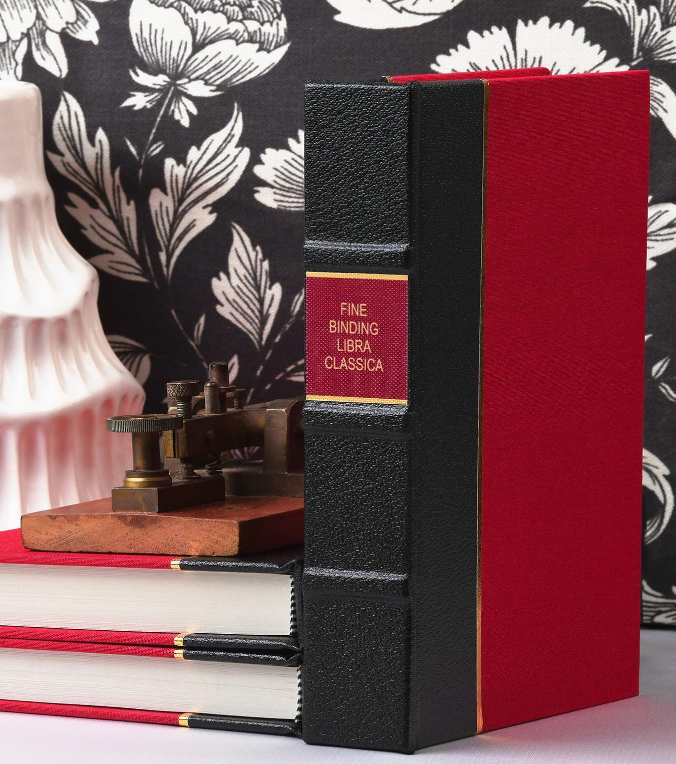 The Housemaid is Watching by Freida McFadden - Classic Leather-Bound Book - stylized in-situ view