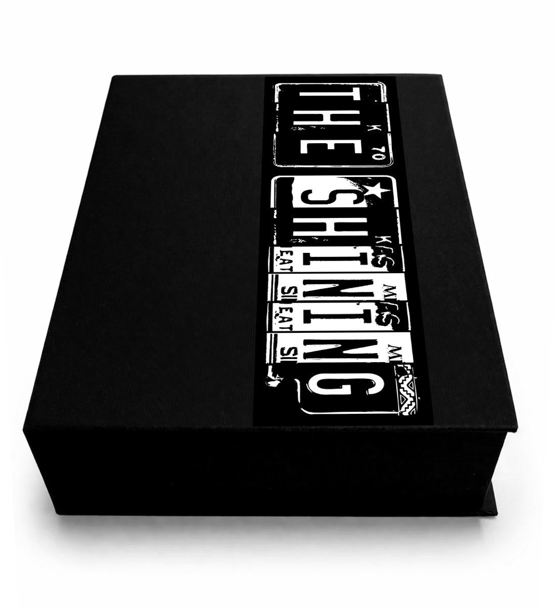 The Shining by Stephen King - Clamshell Book Edition - artwork and detail view