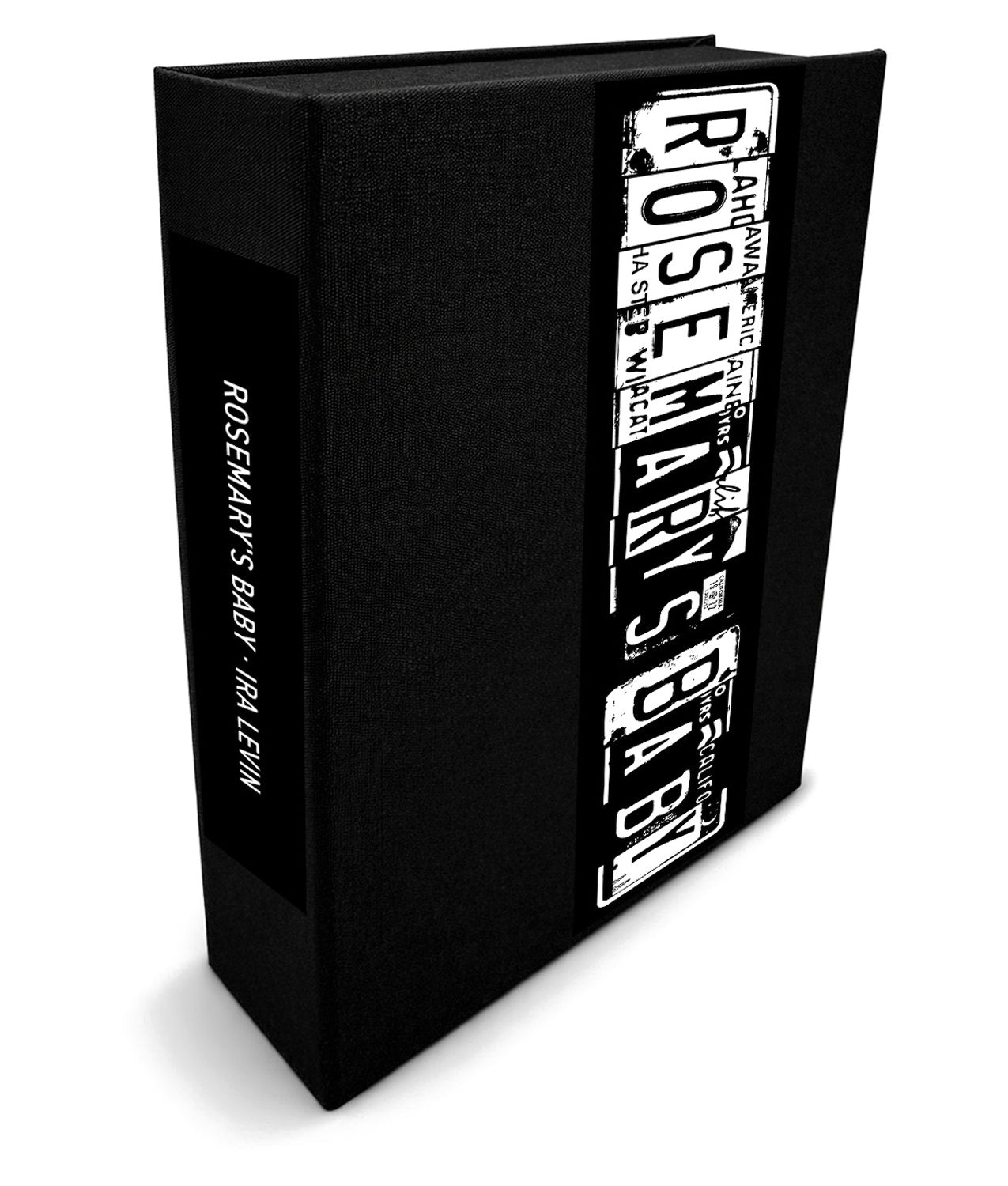 Rosemary's Baby by Ira Levin - Clamshell Book Edition - angled front-and-spine hero view