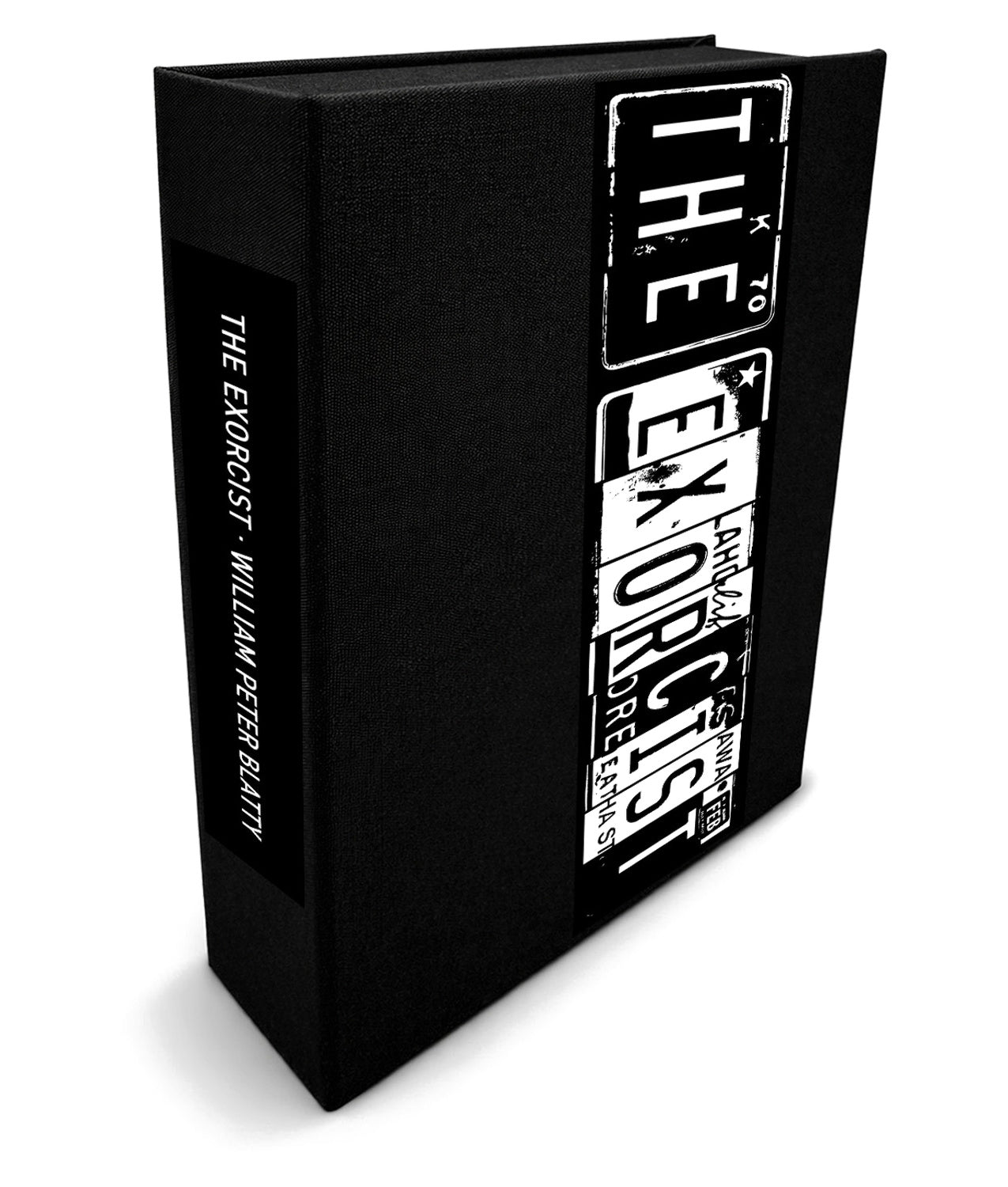 The Exorcist by William Peter Blatty - Clamshell Book Edition - angled front-and-spine hero view