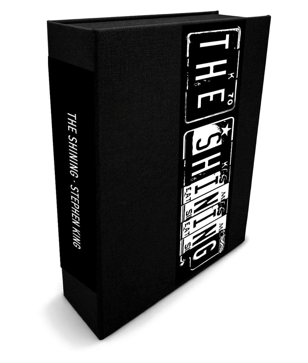 The Shining by Stephen King - Clamshell Book Edition - angled front-and-spine hero view